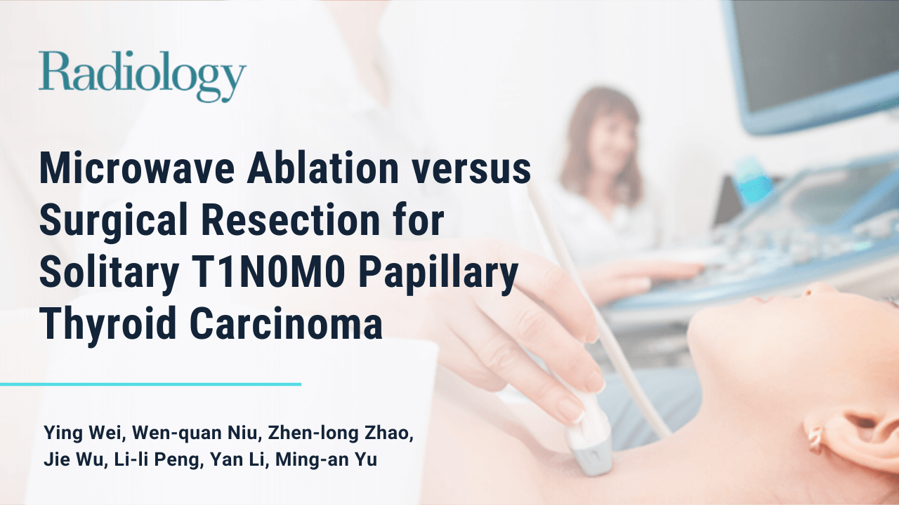 Microwave Ablation Versus Surgery For Papillary Thyroid Carcinoma
