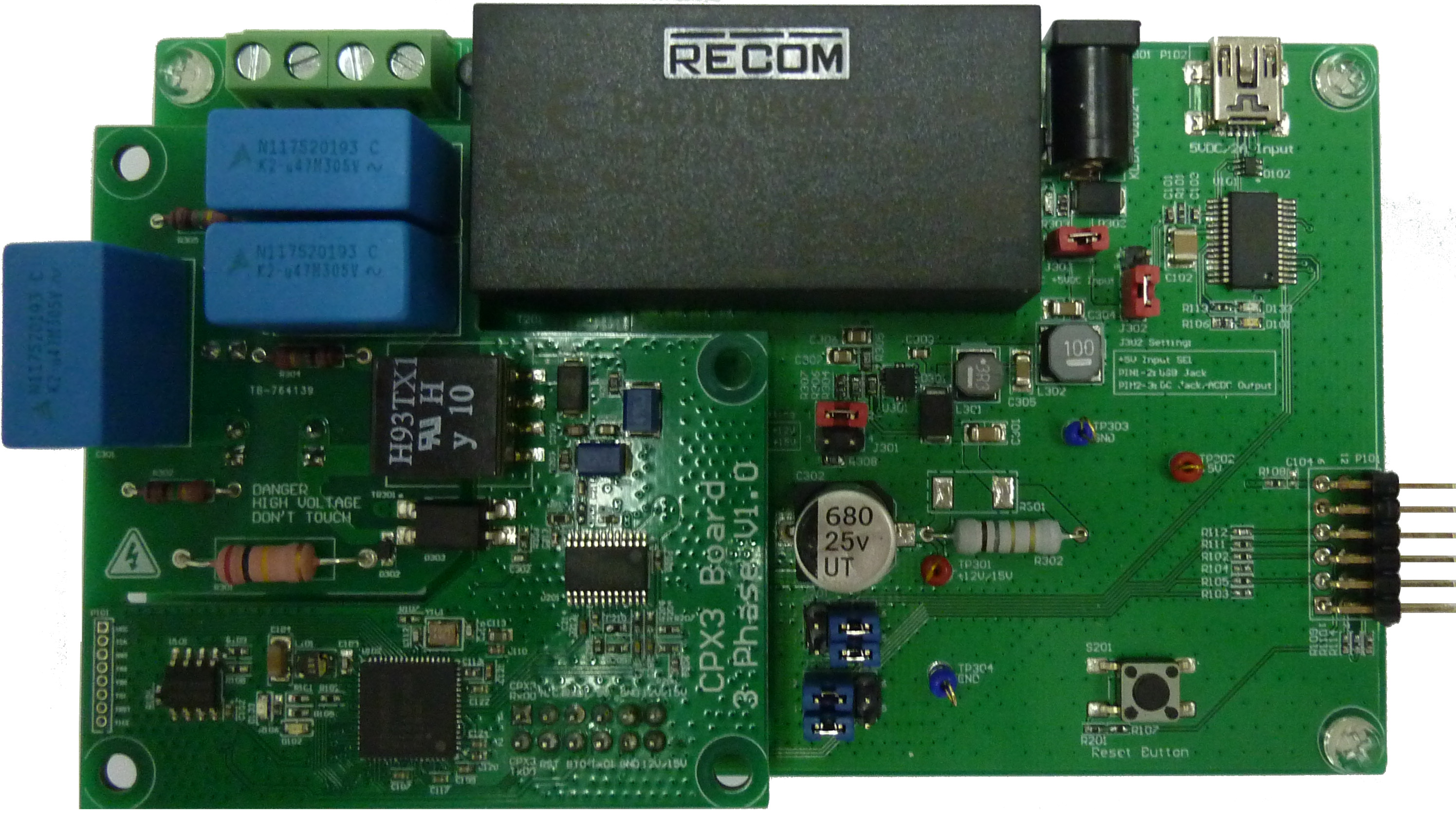 3Phase CPX3 PLC Modem Board