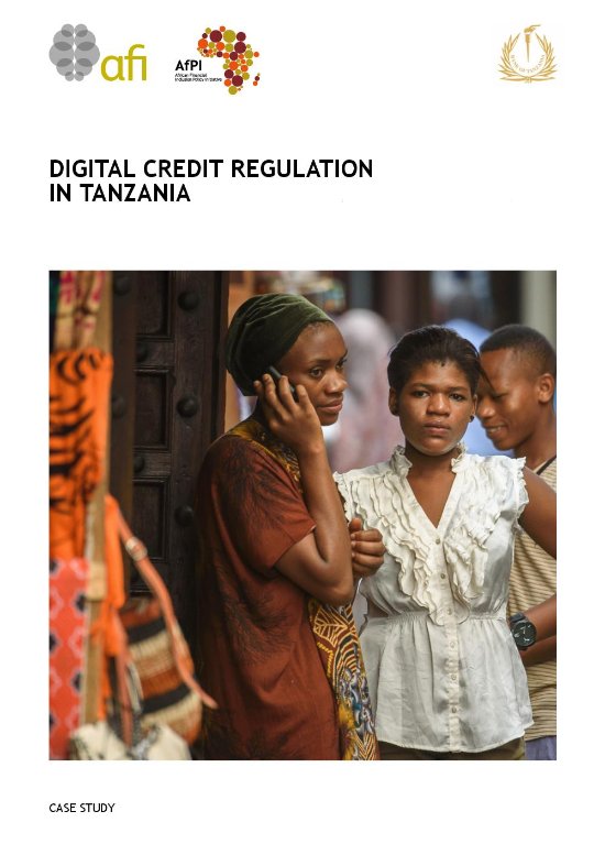 Digital Credit Regulation in Tanzania RFILC