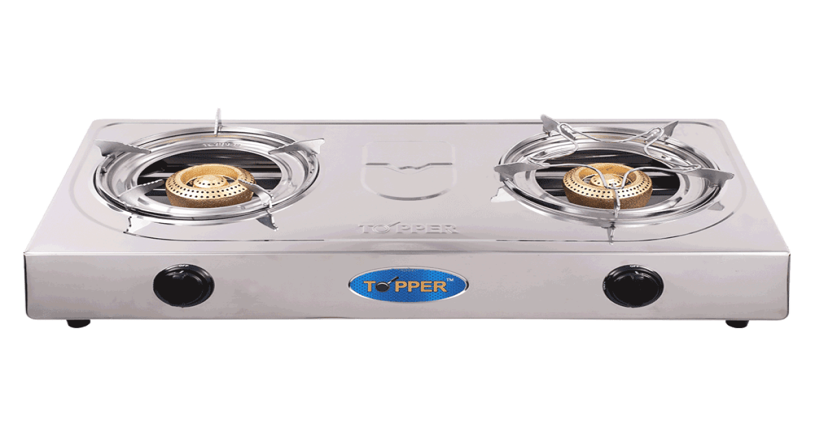 TOPPER Double SS Gas Stove (A203) RFL Group