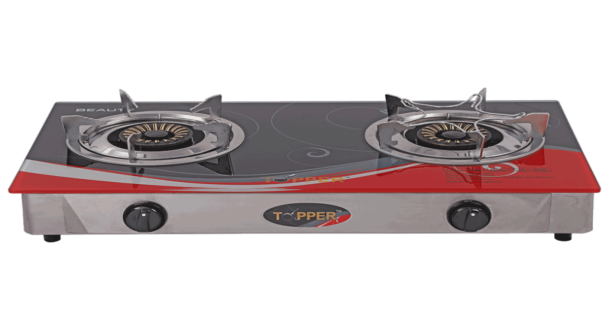 TOPPER Double Glass Gas Stove (Beauty) RFL Group