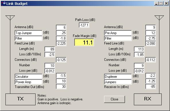 rfProfiler Light Screen Shots