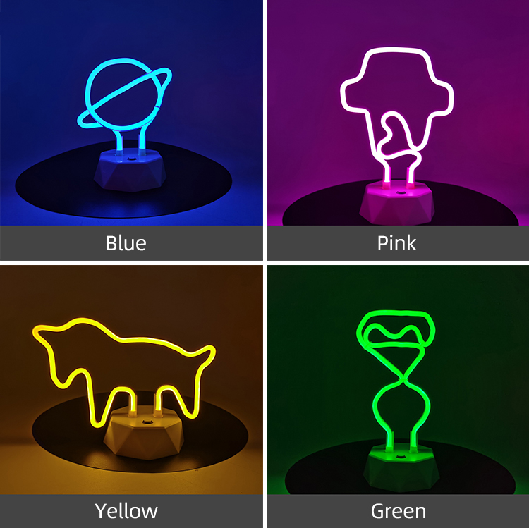 Shapeable led neon light kit with base RGB IC Lights