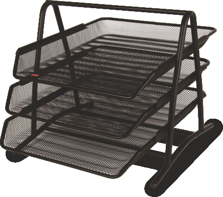 CASSA Mesh Letter Tray Set of 3 Pcs RGS Supplies Malta