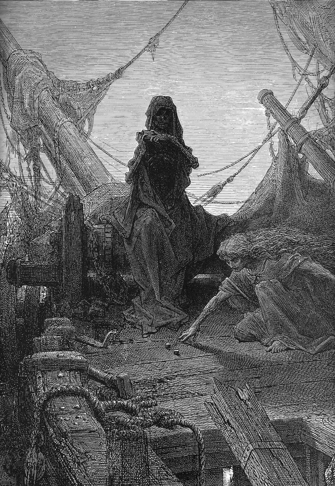 This Week's Art Dore's Death, LifeInDeath, and the Ancient Mariner