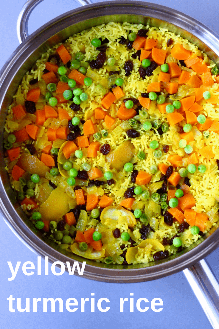 Yellow Turmeric Rice (Vegan + GF) Rhian's Recipes