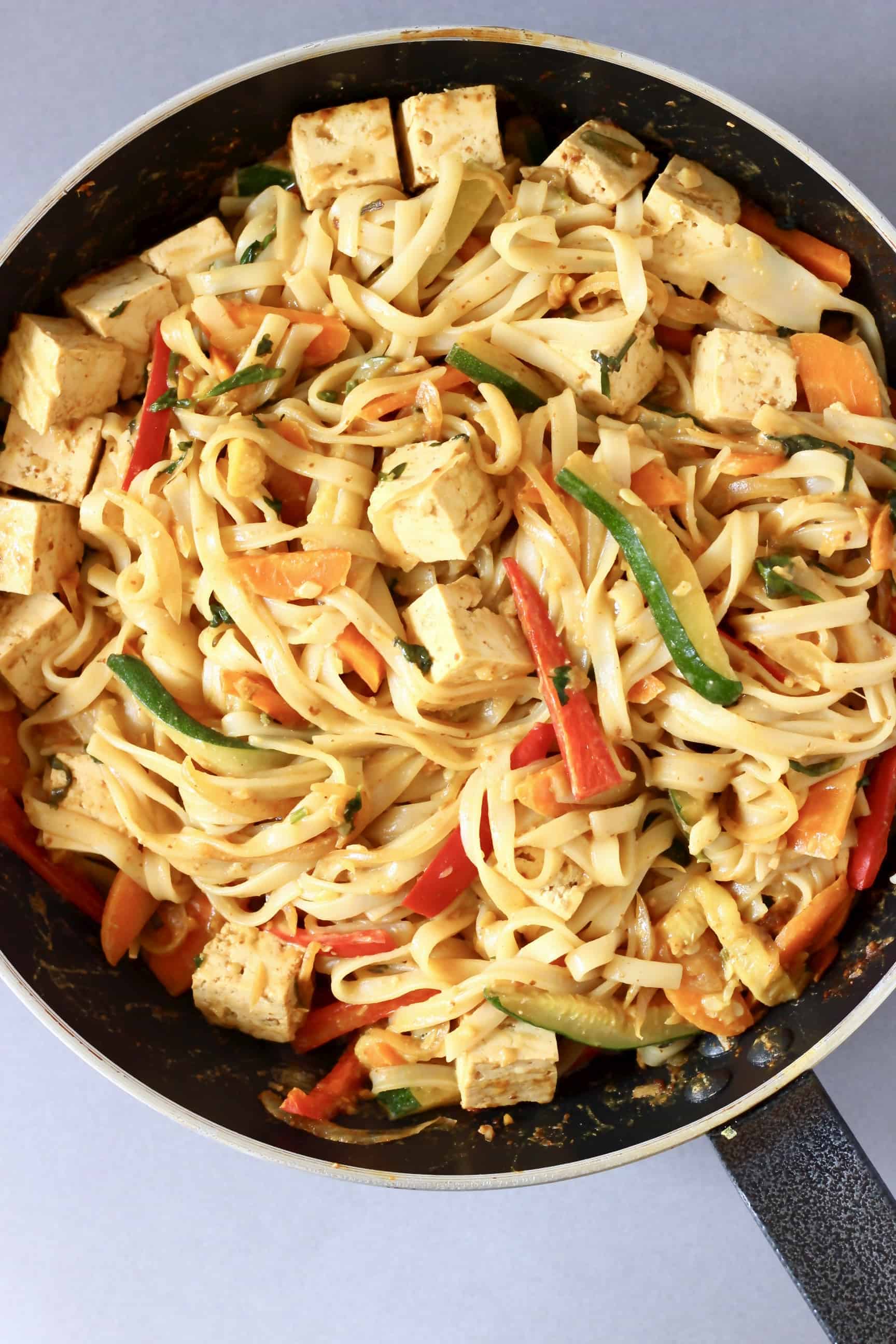 Vegan Tofu Pad Thai (GlutenFree) Rhian's Recipes