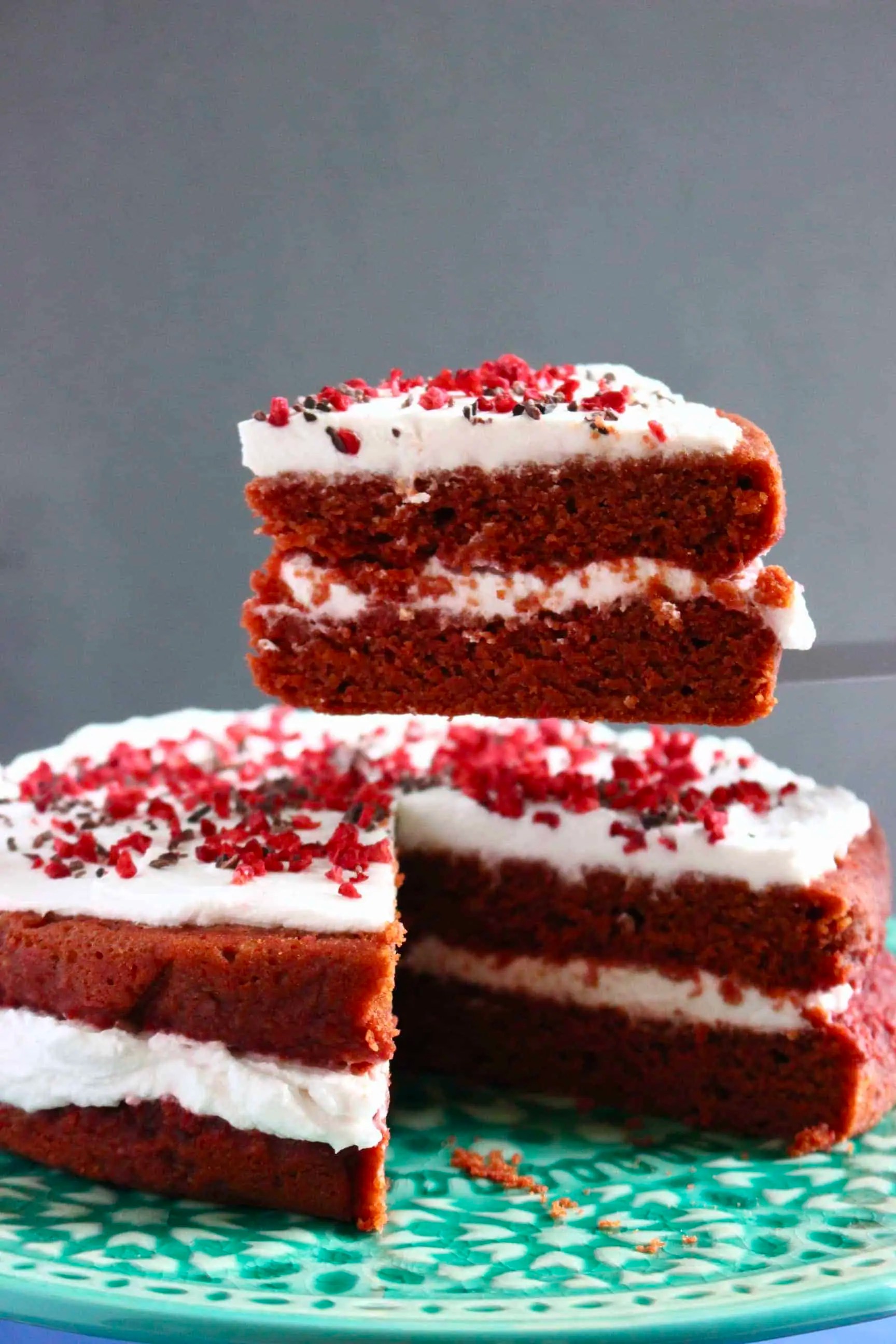GlutenFree Vegan Red Velvet Cake Rhian's Recipes