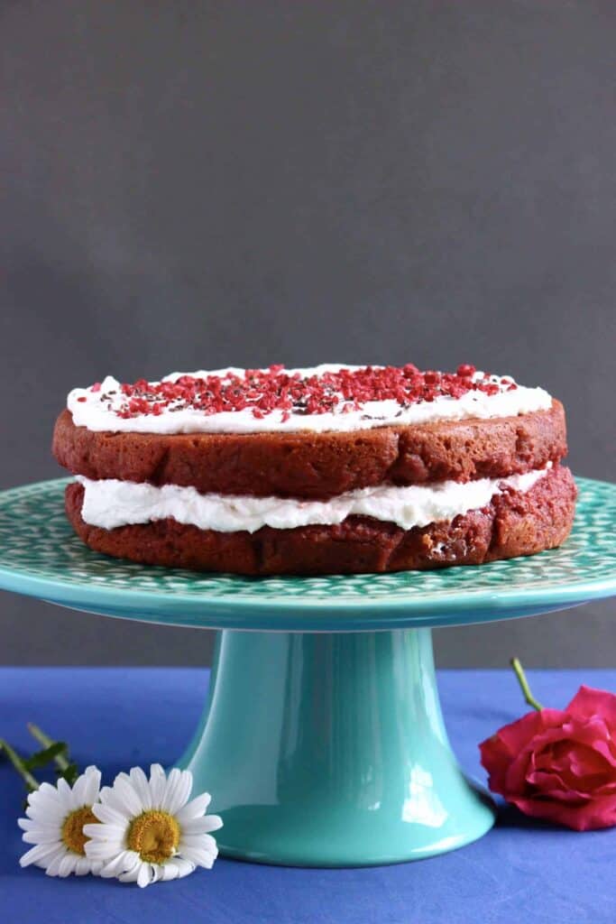 GlutenFree Vegan Red Velvet Cake Rhian's Recipes