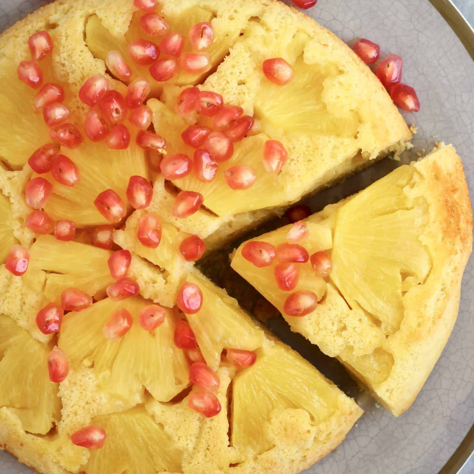 GlutenFree Vegan Pineapple Upside Down Cake Rhian's Recipes