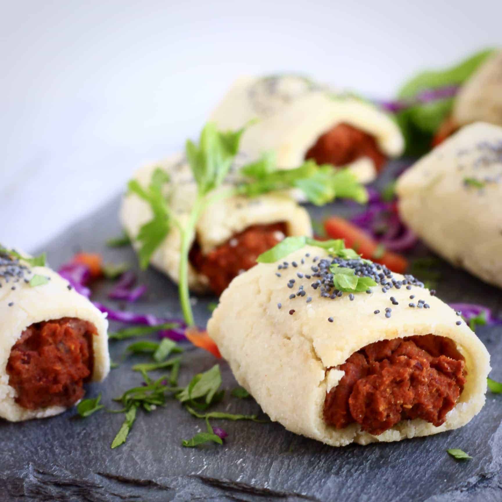GlutenFree Vegan Sausage Rolls Rhian's Recipes