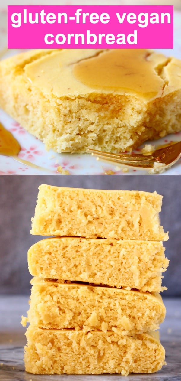 GlutenFree Vegan Cornbread Rhian's Recipes