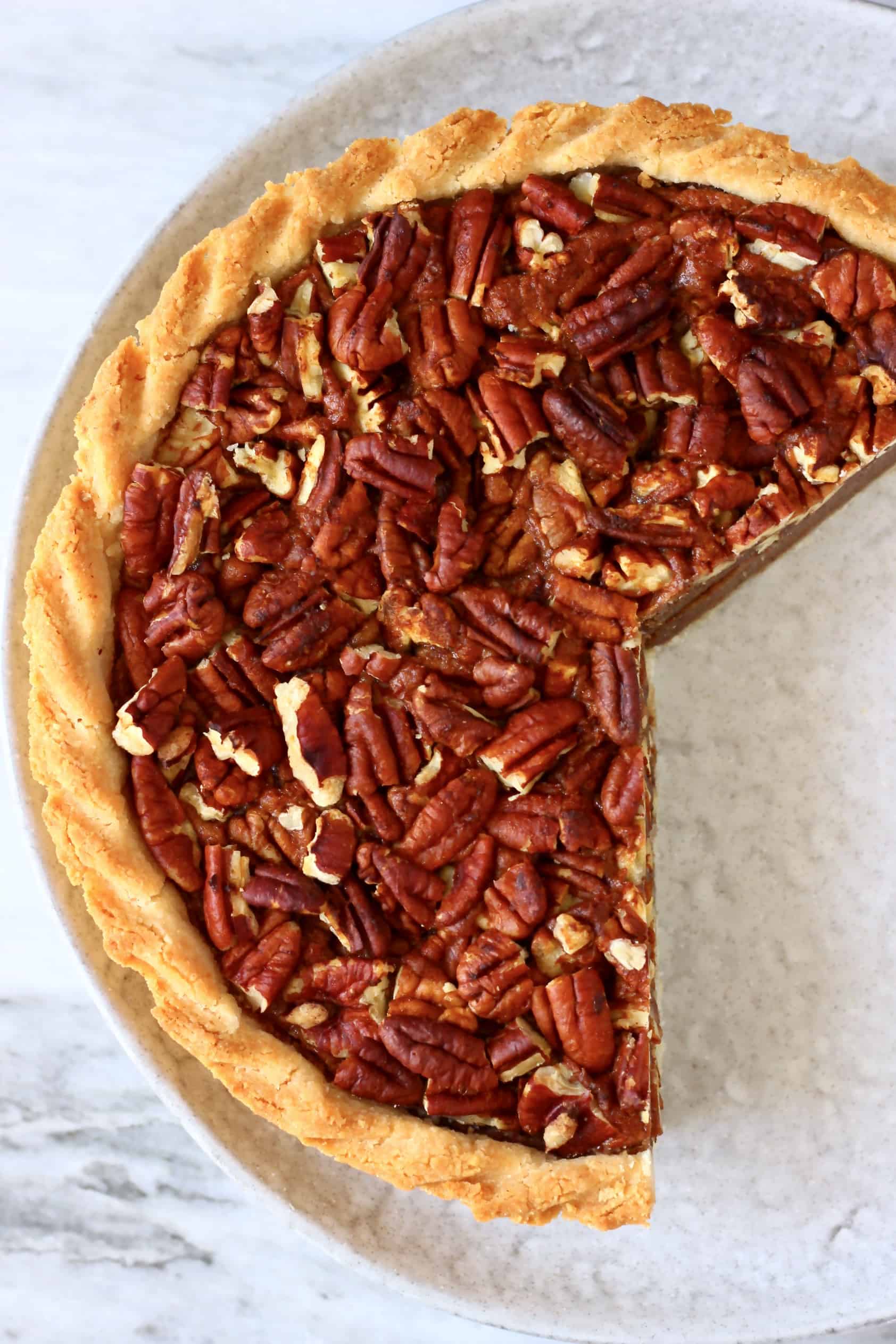 GlutenFree Vegan Pecan Pie Rhian's Recipes