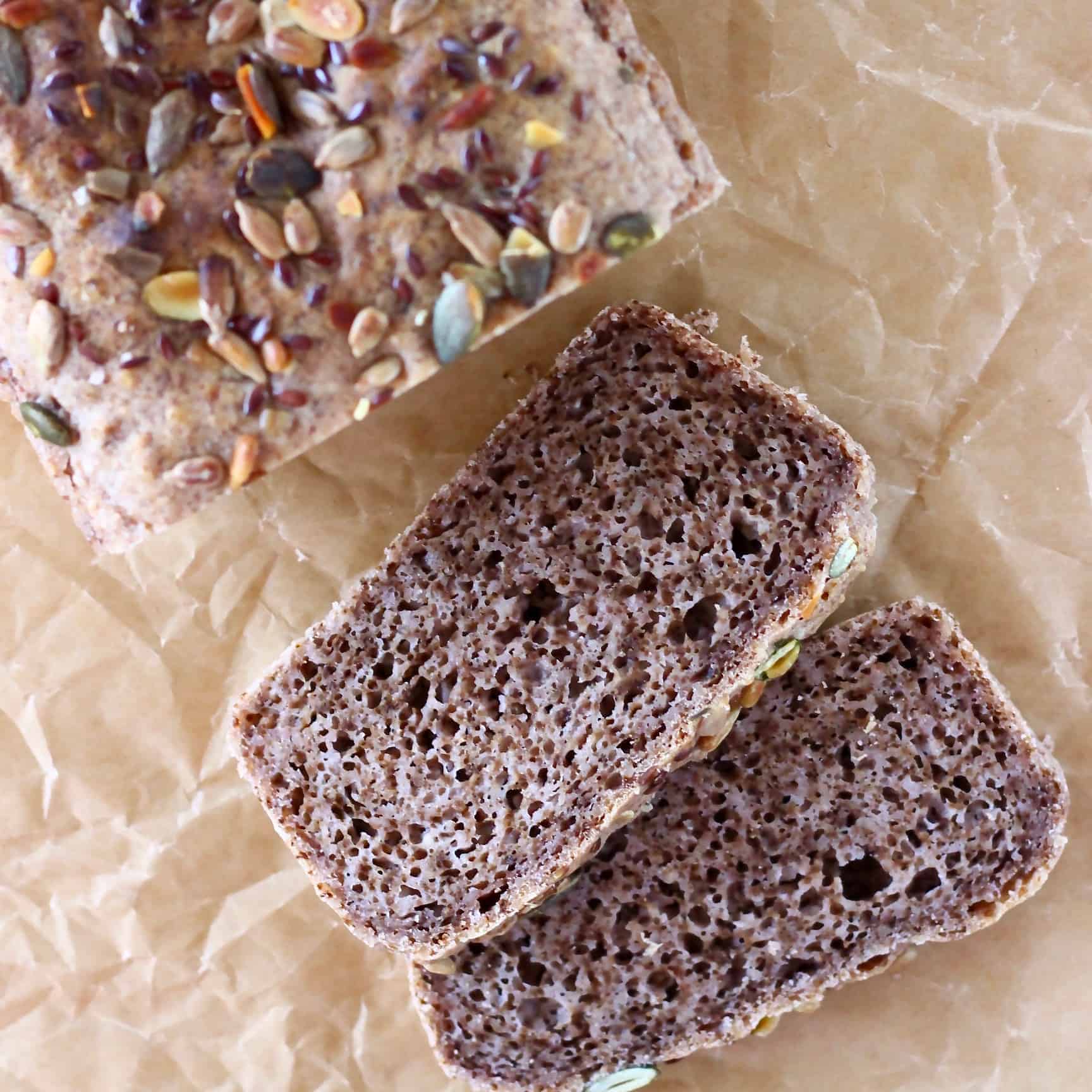 GlutenFree Vegan Walnut Bread Rhian's Recipes
