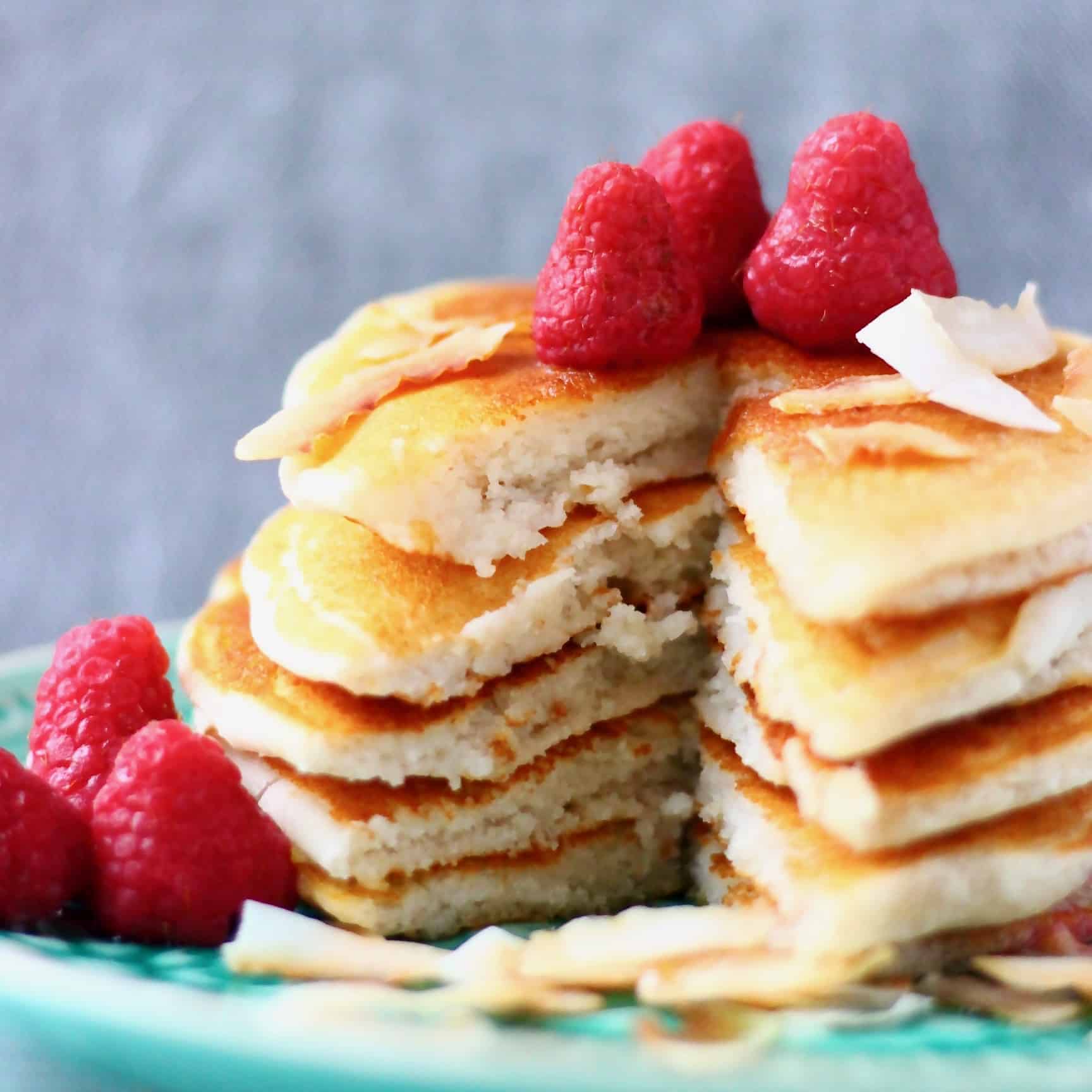 Vegan Coconut Flour Pancakes (GlutenFree) Rhian's Recipes