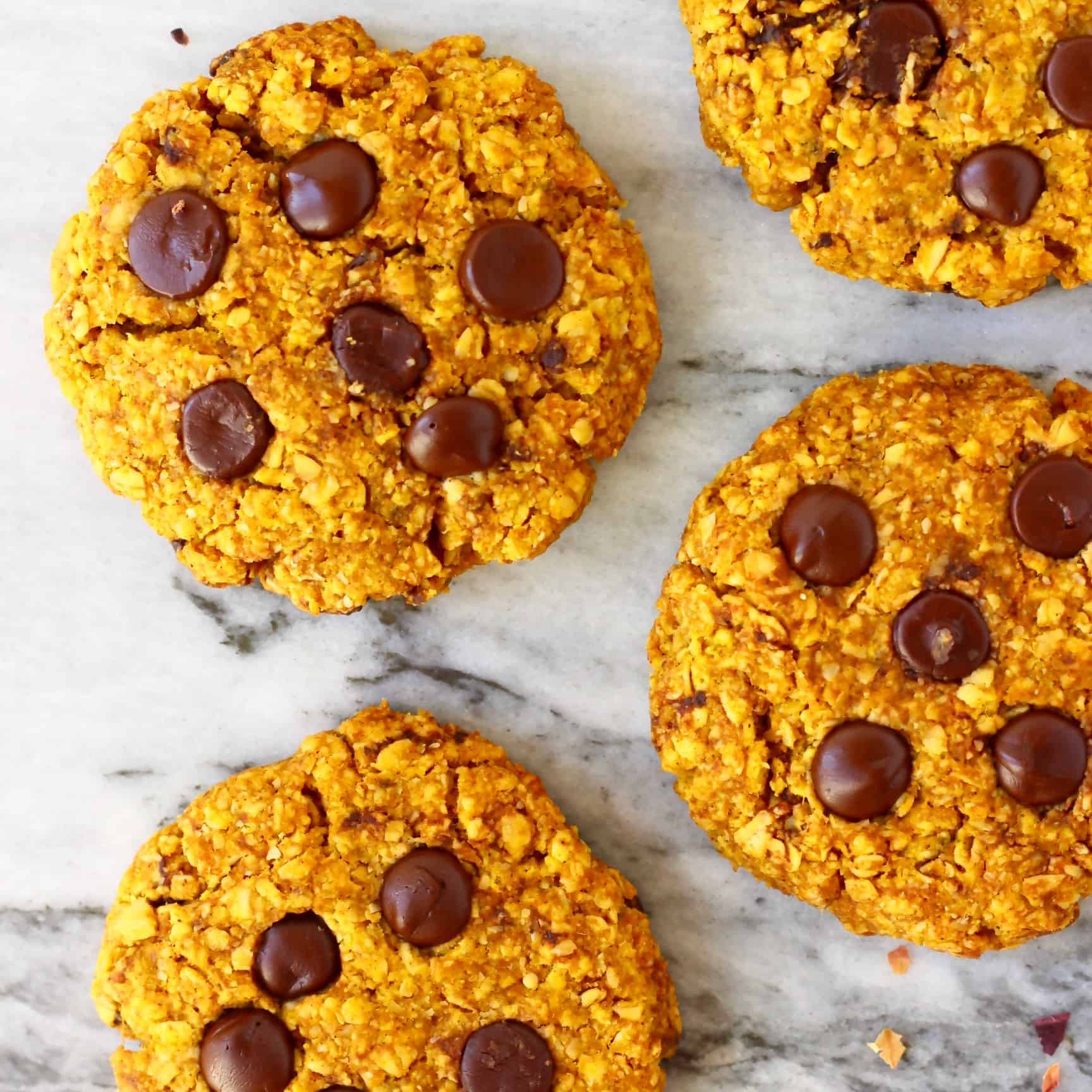 GlutenFree Vegan Pumpkin Oatmeal Cookies Rhian's Recipes