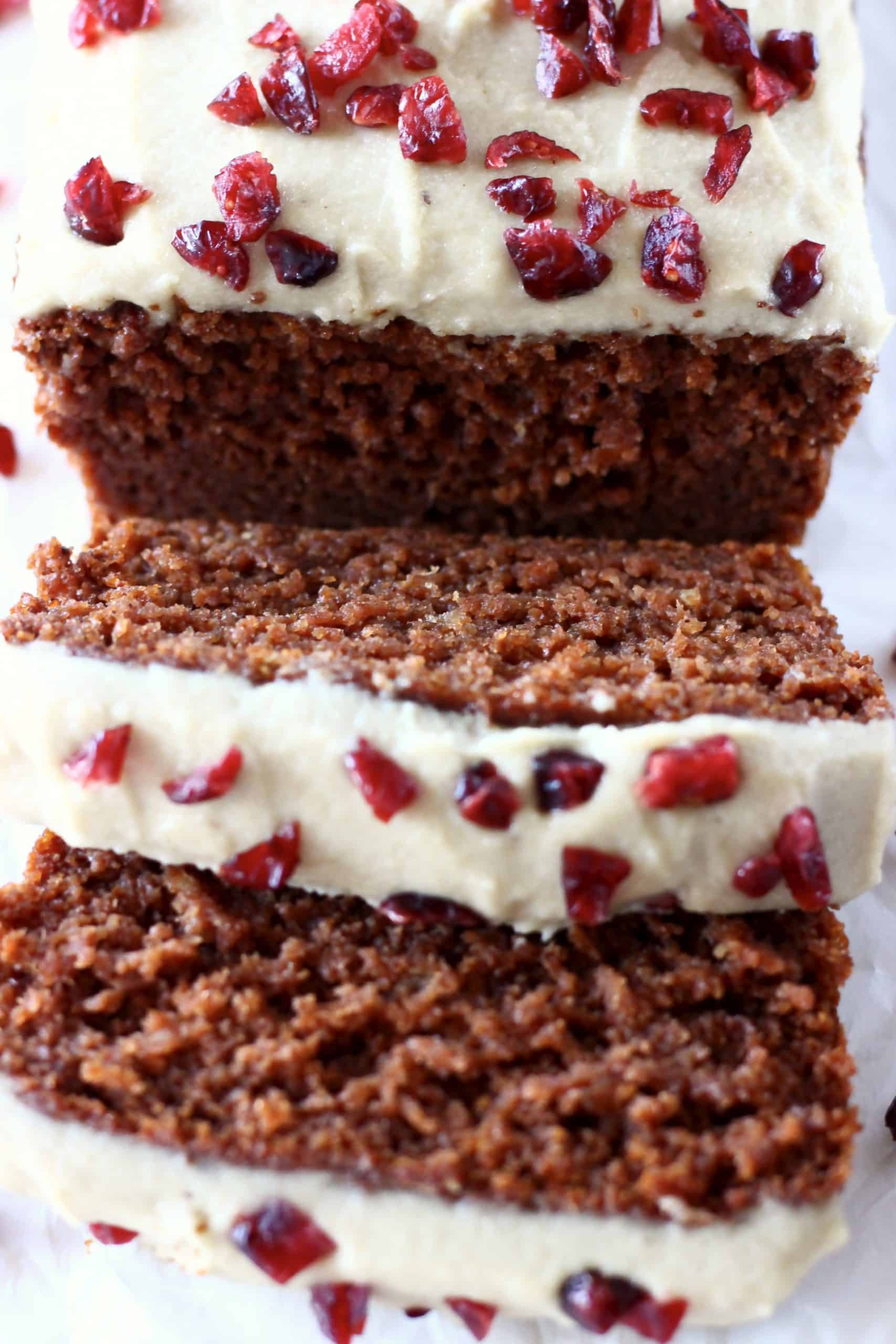 GlutenFree Vegan Gingerbread Loaf Cake Rhian's Recipes