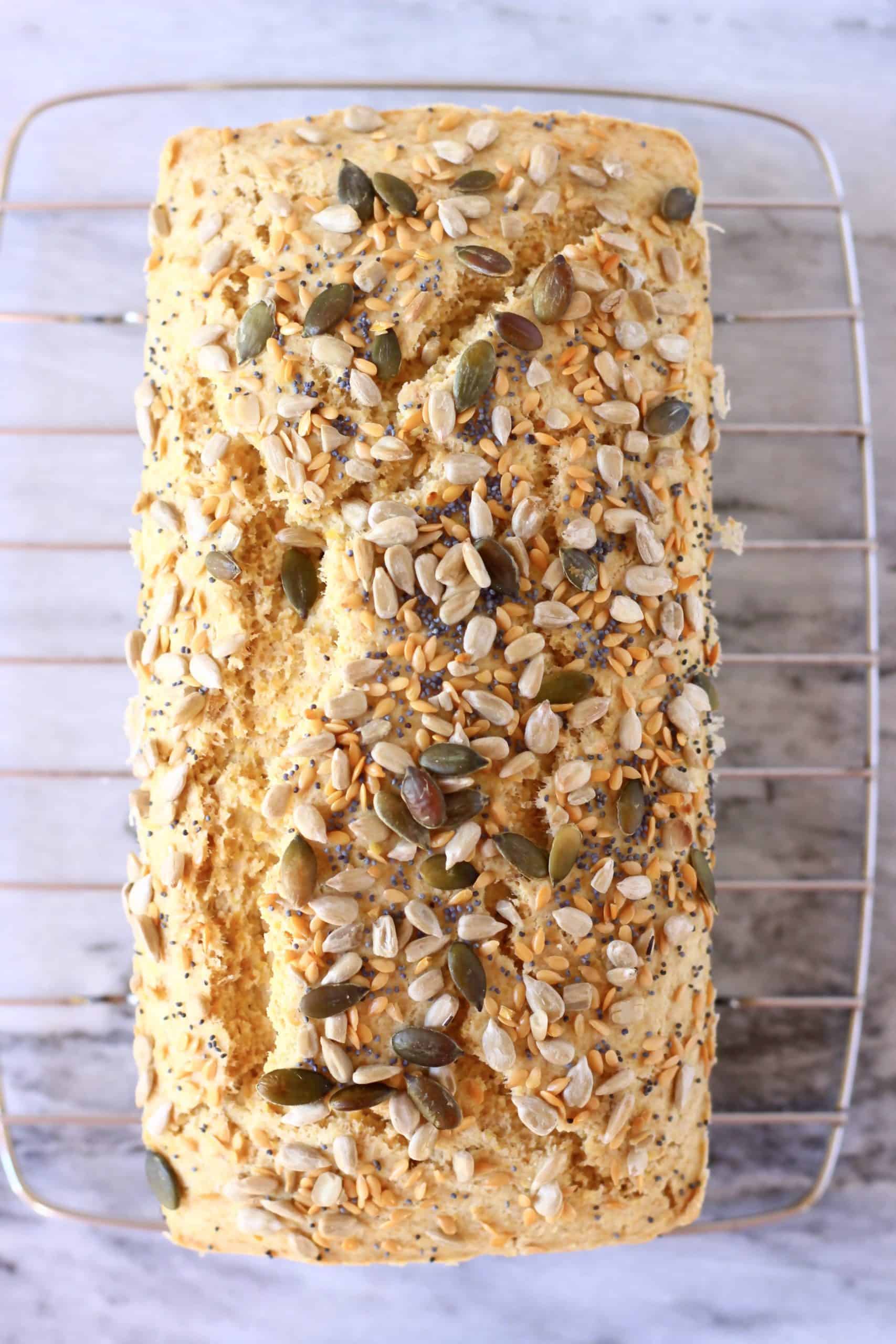Flaxseed Bread (Vegan + GlutenFree) Rhian's Recipes