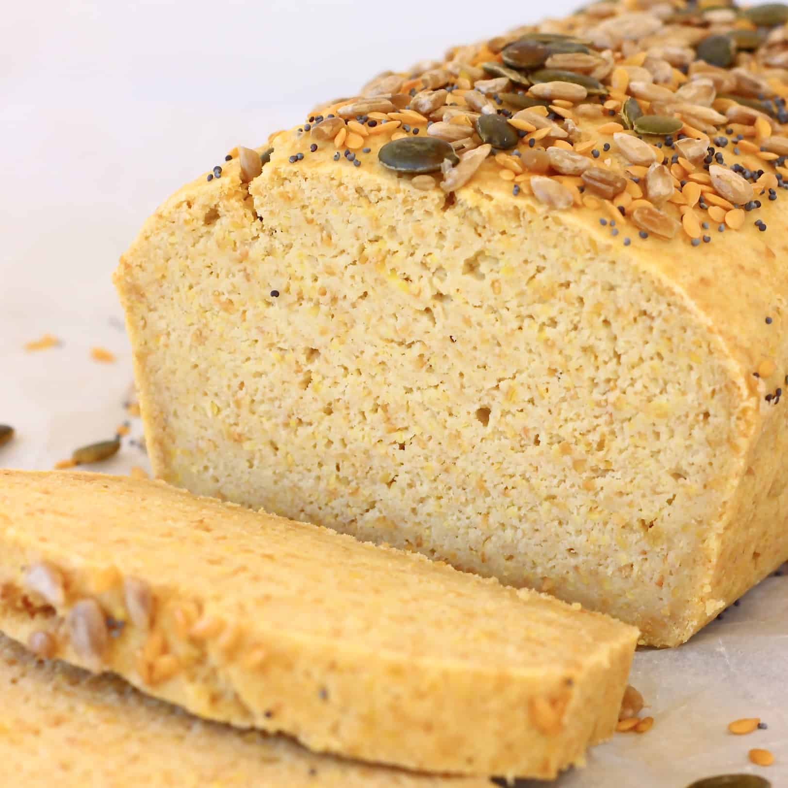 Flaxseed Bread (Vegan + GlutenFree) Rhian's Recipes