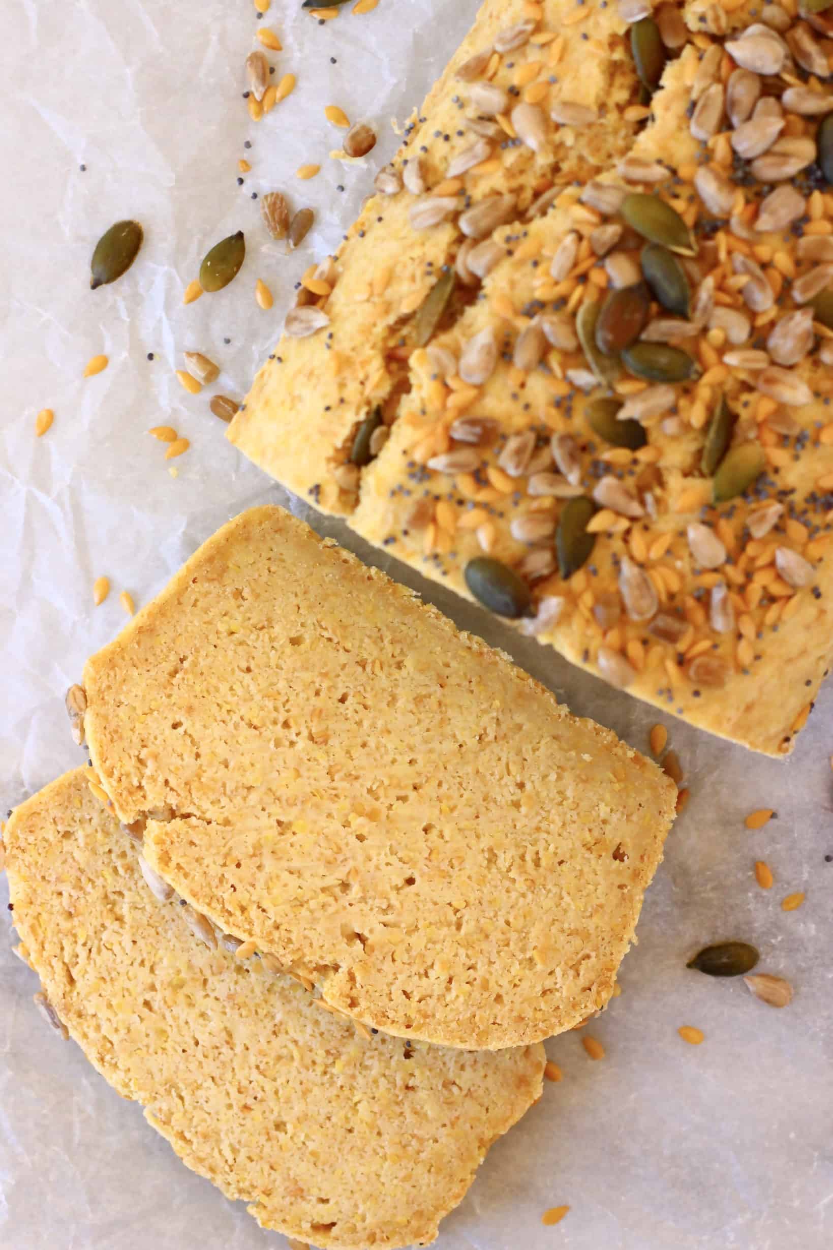 Flaxseed Bread (Vegan + GlutenFree) Rhian's Recipes