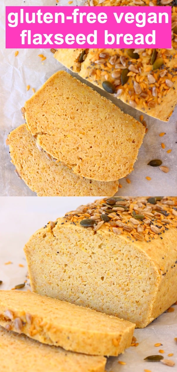 Flaxseed Bread (Vegan + GlutenFree) Rhian's Recipes