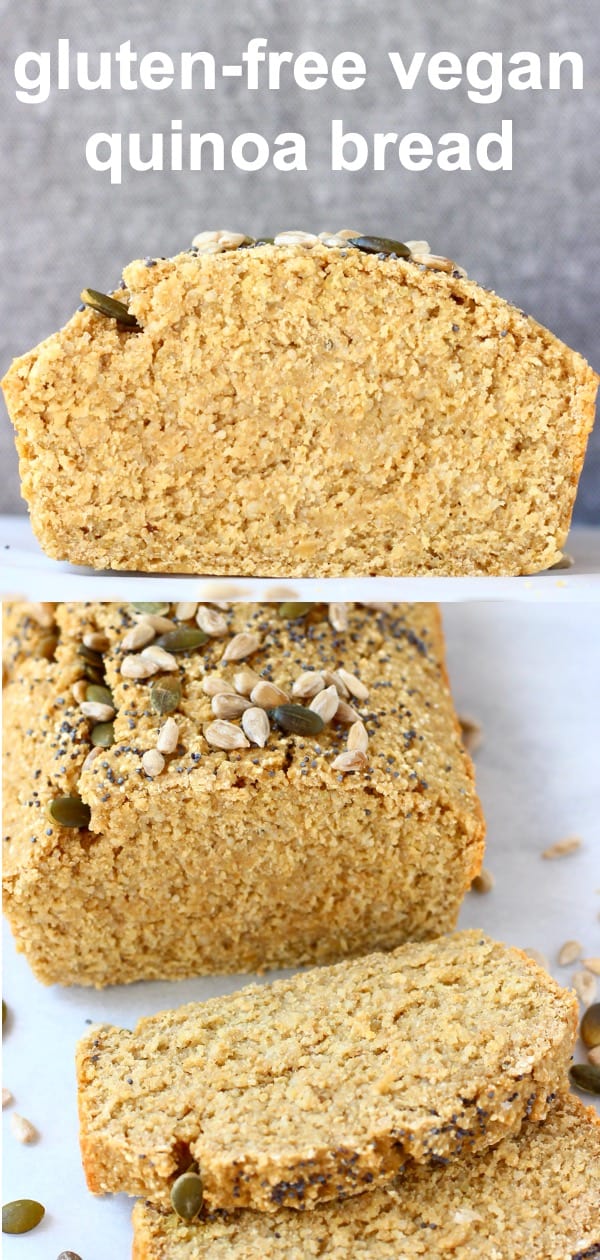 Quinoa Bread (Vegan + GlutenFree) Rhian's Recipes