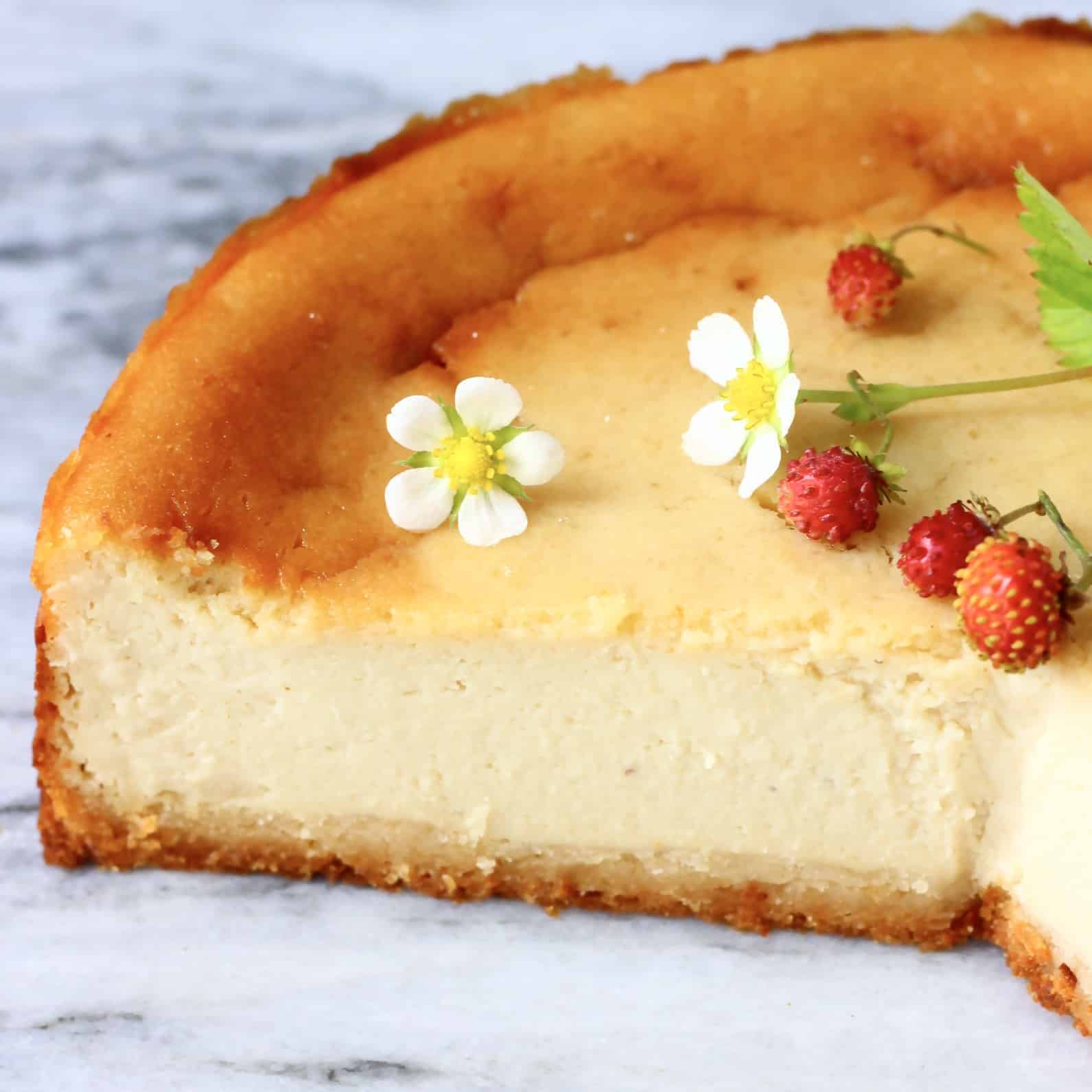 Vegan Baked Cheesecake (GlutenFree) Rhian's Recipes