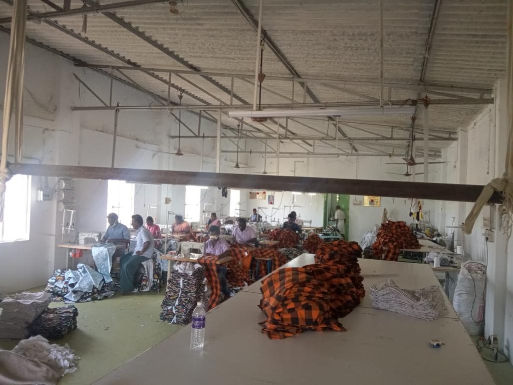 INFRASTRUCTURE RHYT HOME TEXTILE IN KARUR