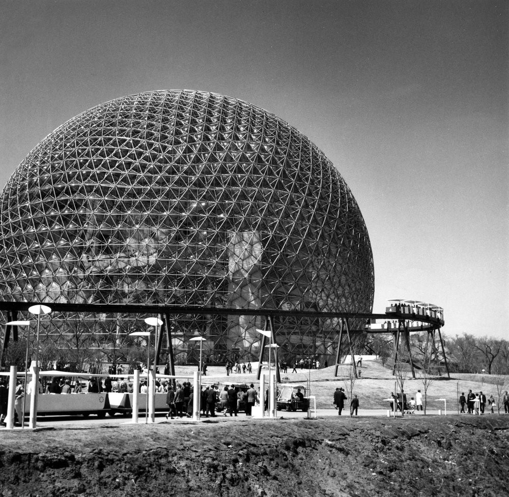 United States Pavilion, Ile Sainte Helene, Expo '67, Montreal RIBA pix