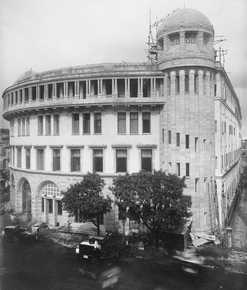 Gillander House under construction, Clive Buildings, 8 Clive Street