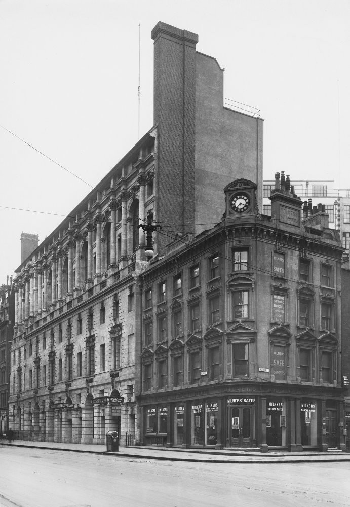 Milner's Safe Company Limited, corner Street and West Street