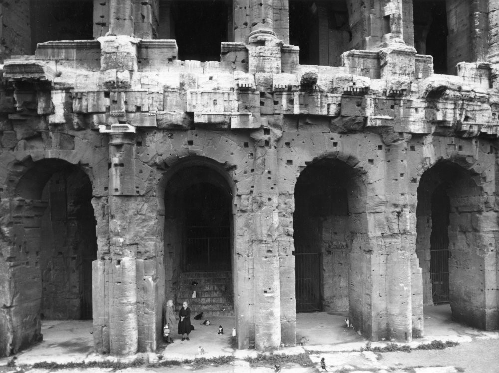 Theatre Marcellus, Rome closeup of the arcades RIBA pix