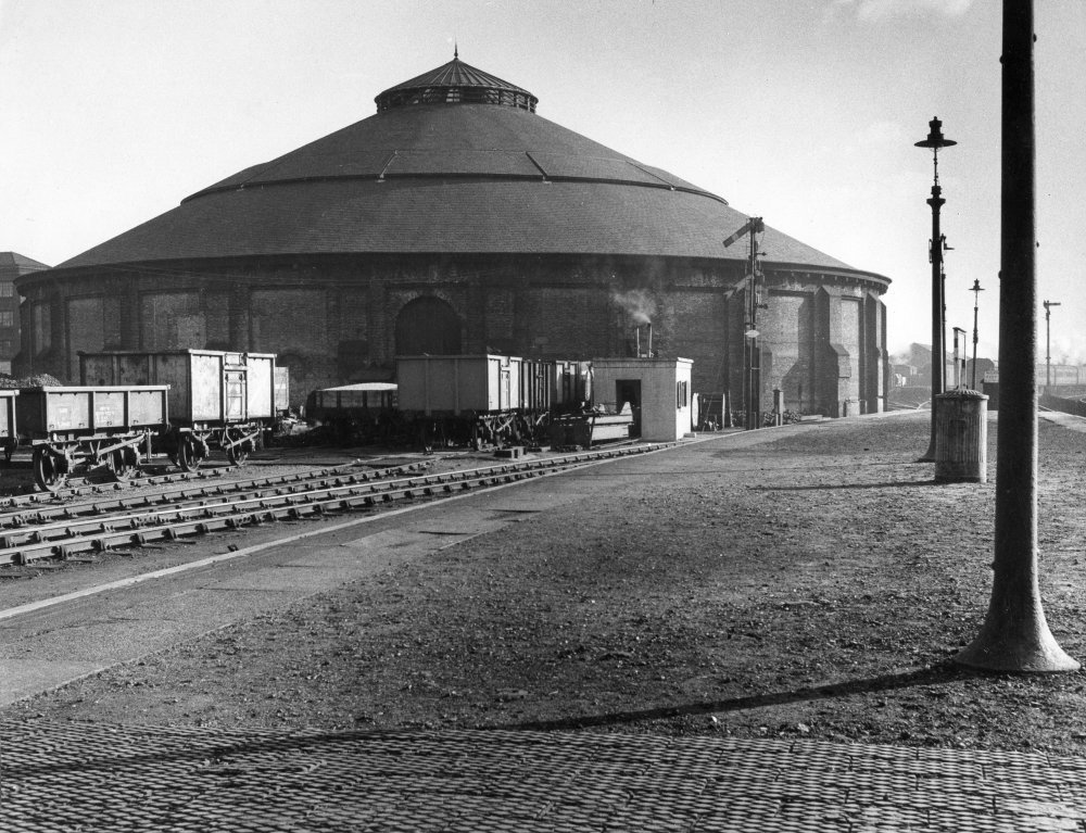 Roundhouse for the London and Birmingham Railway in Camden, London the
