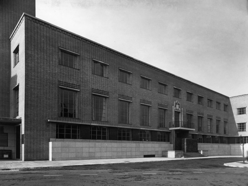 Greenwich Town Hall, Royal Hill, Greenwich, London the entrance front