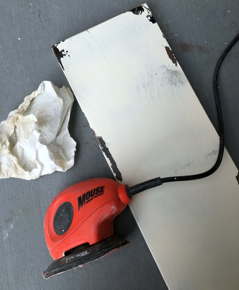 How to make a Plain Wood Board Look Rustic