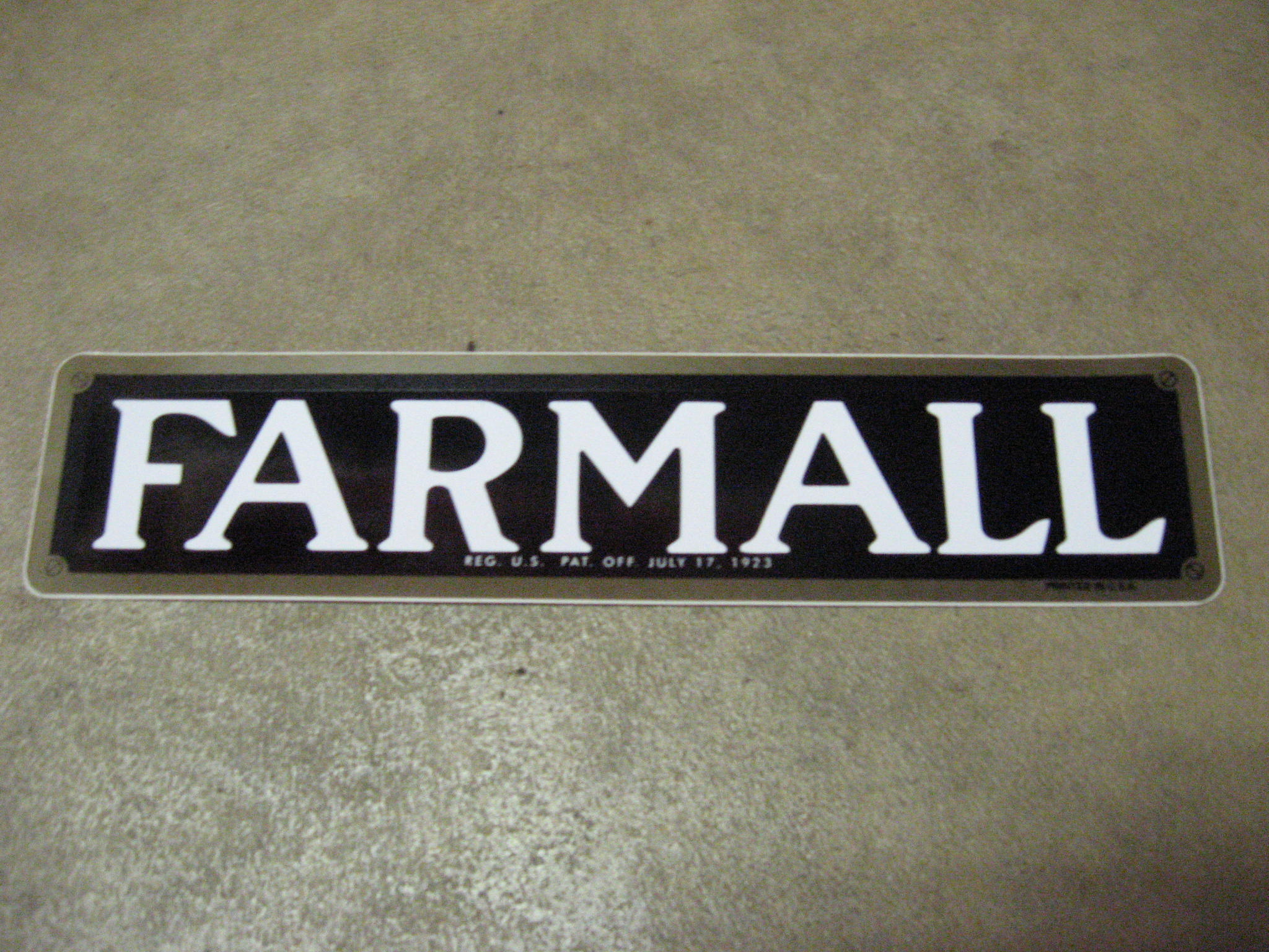FARMALL DECAL Rice Equipment Inc.