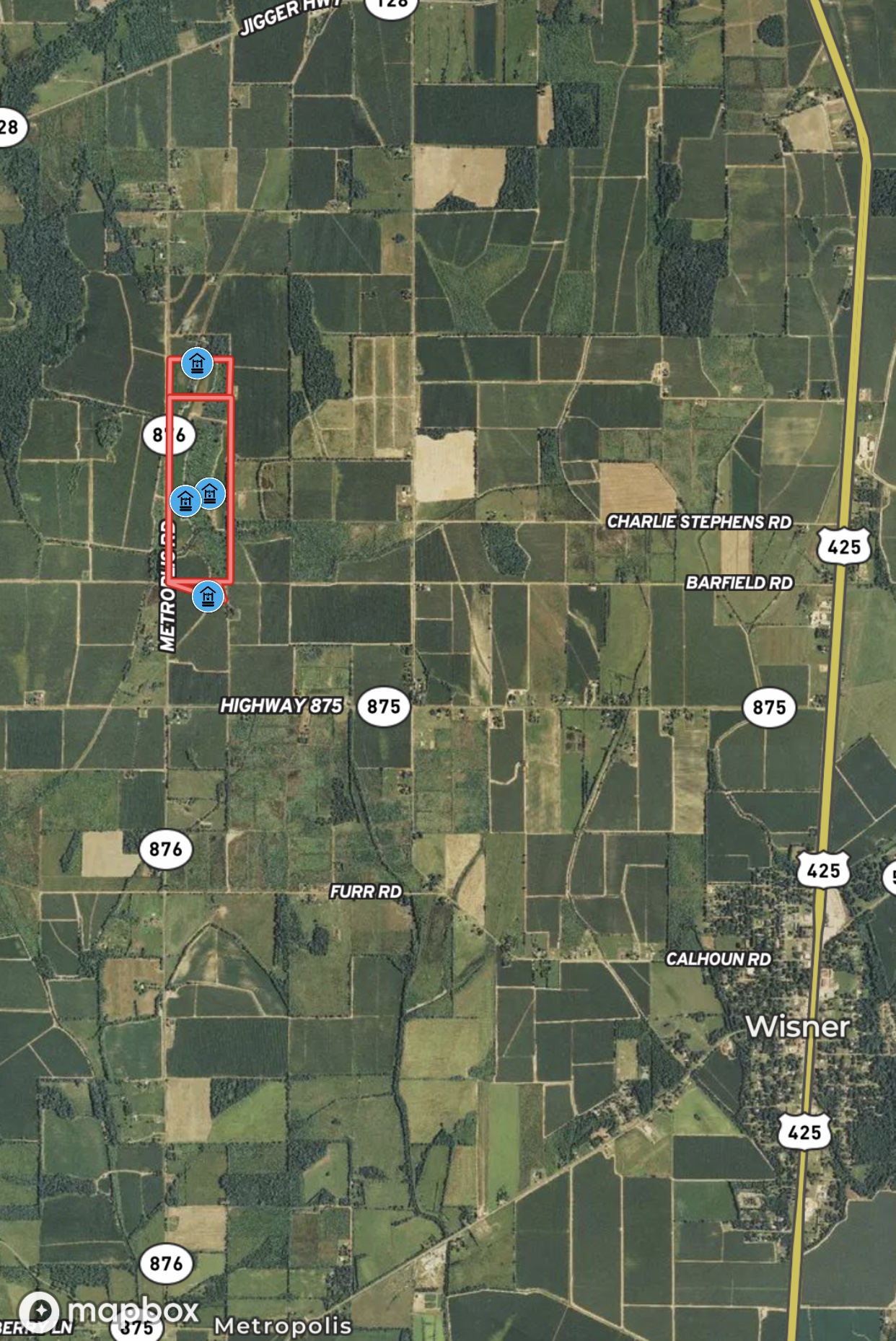 LA002 Franklin Parish, LA 145 acres +/ Rice Realty Group Inc