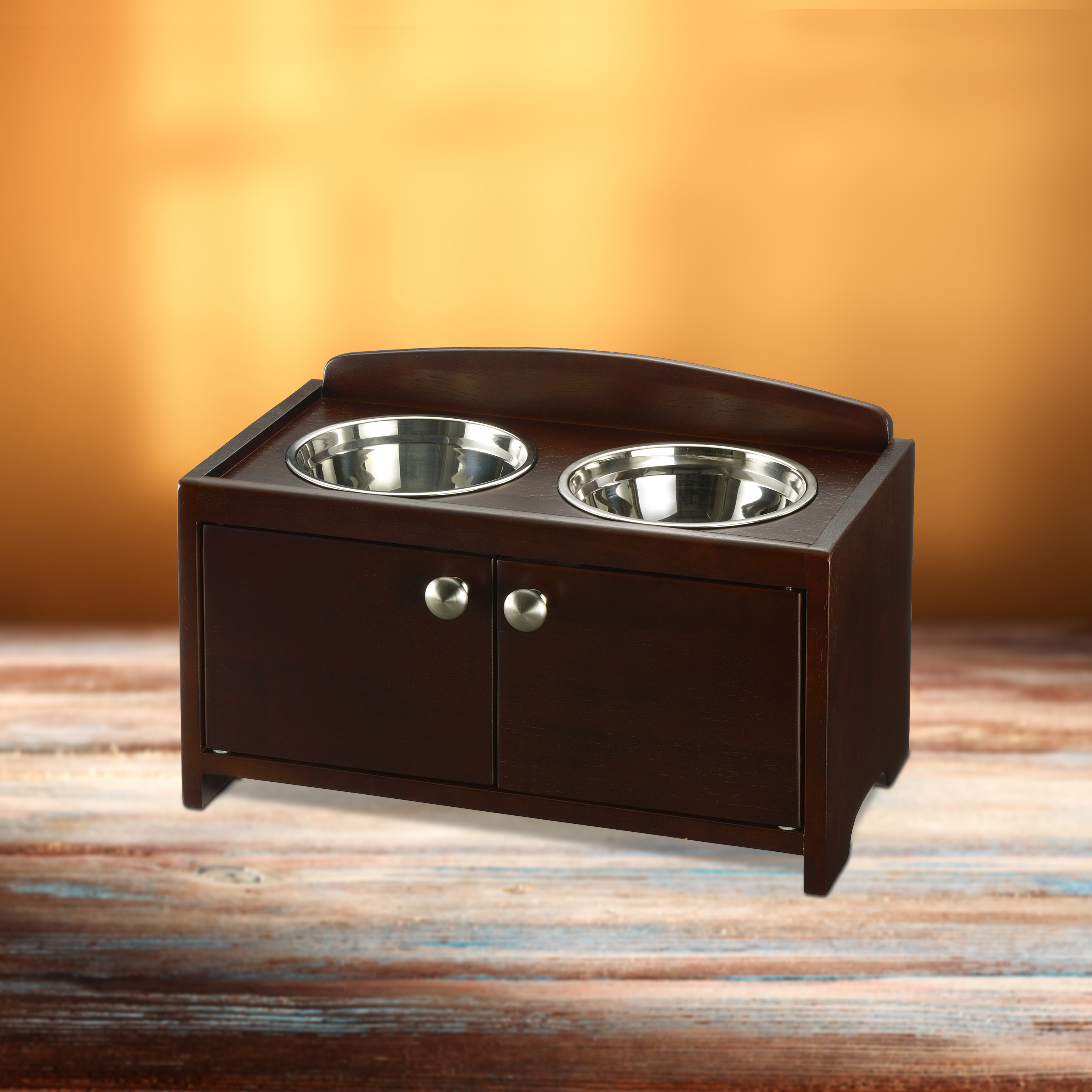 Dog Feeder Stations Wooden Pet Feeder Station Elegant