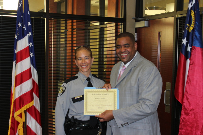Honored For Service Richmond County Sheriff's Office