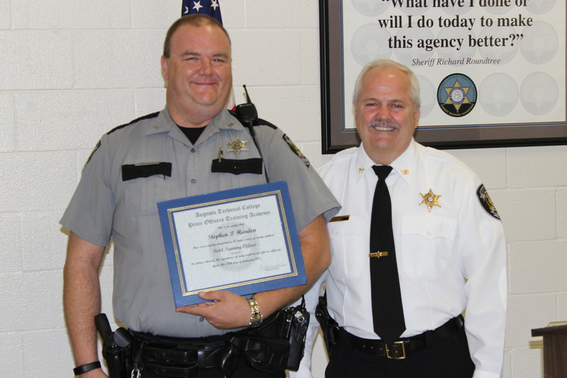Field Training Officers Richmond County Sheriff's Office