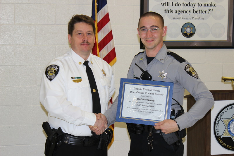 Field Training Officers Richmond County Sheriff's Office