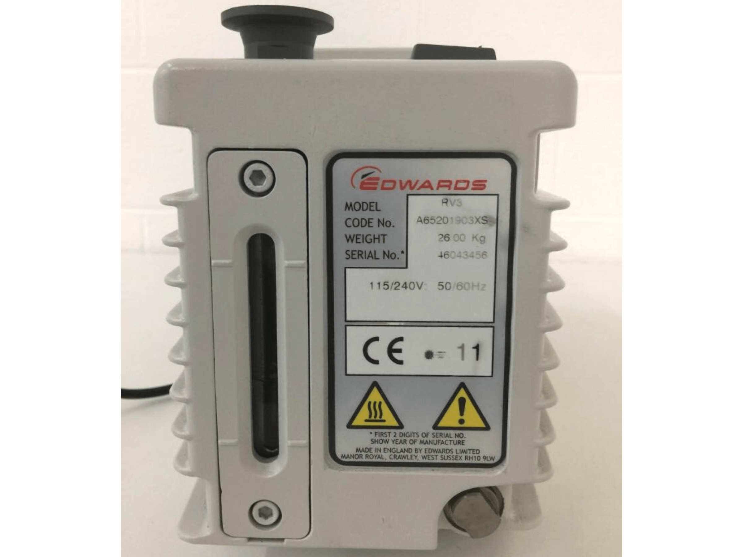 Edwards RV3 Rotary Vane 3 Vacuum Pump Richmond Scientific