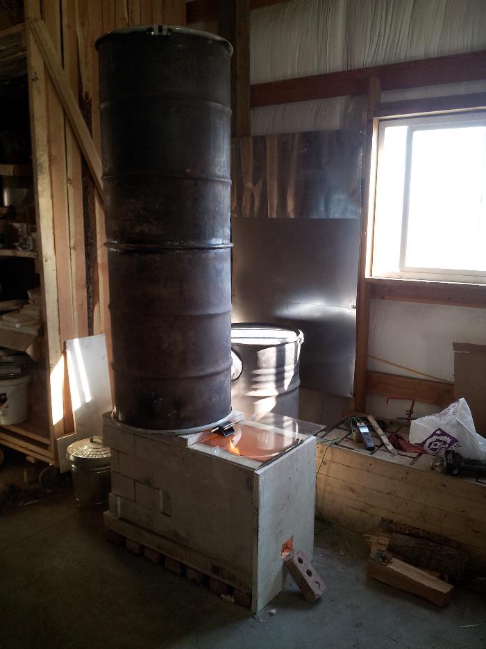 rocket stove mass heater