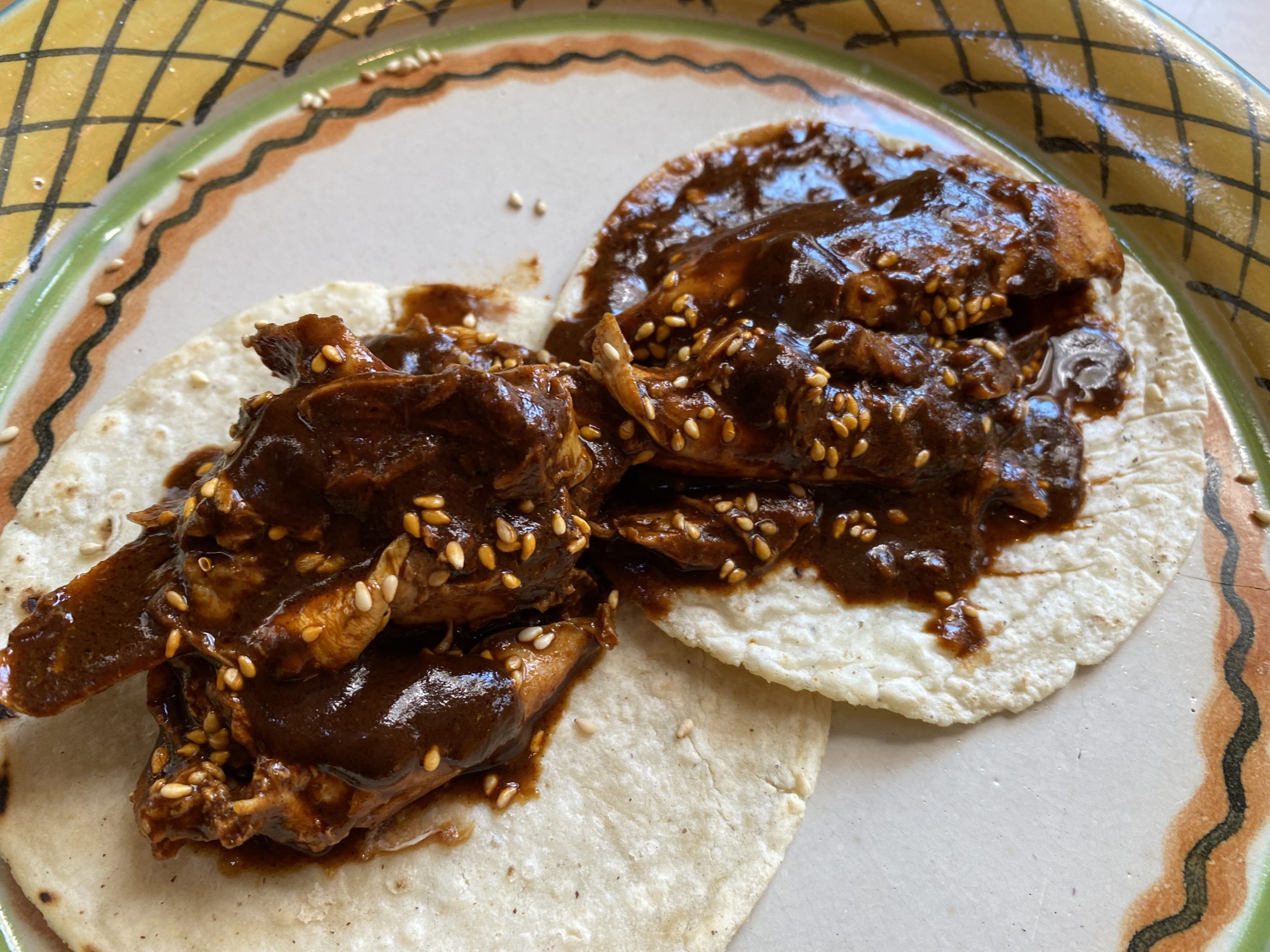 Red Mole Chicken Tacos Rick Bayless