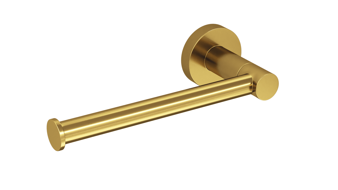 Toilet Roll Holder Gold Rick McLean's Bathware