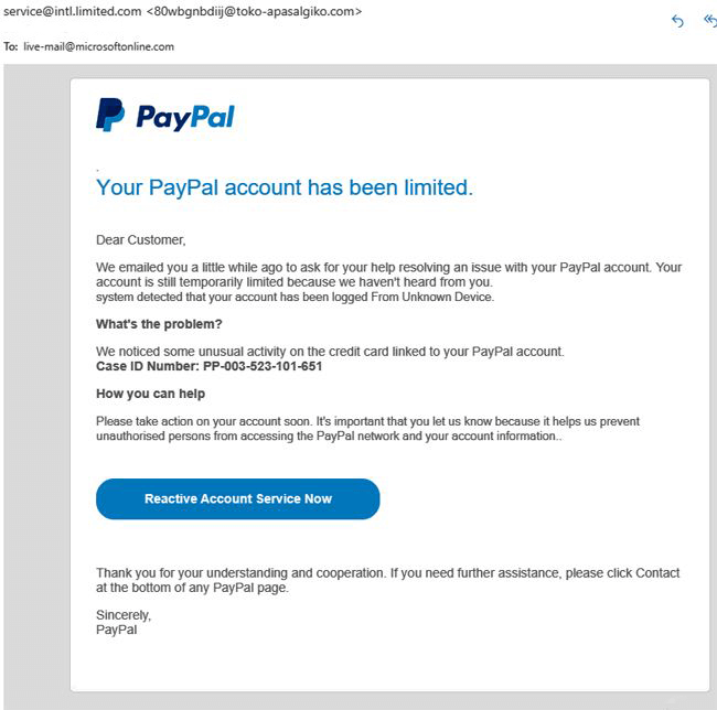 Scam alert Don't fall for this dangerous PayPal email scam!
