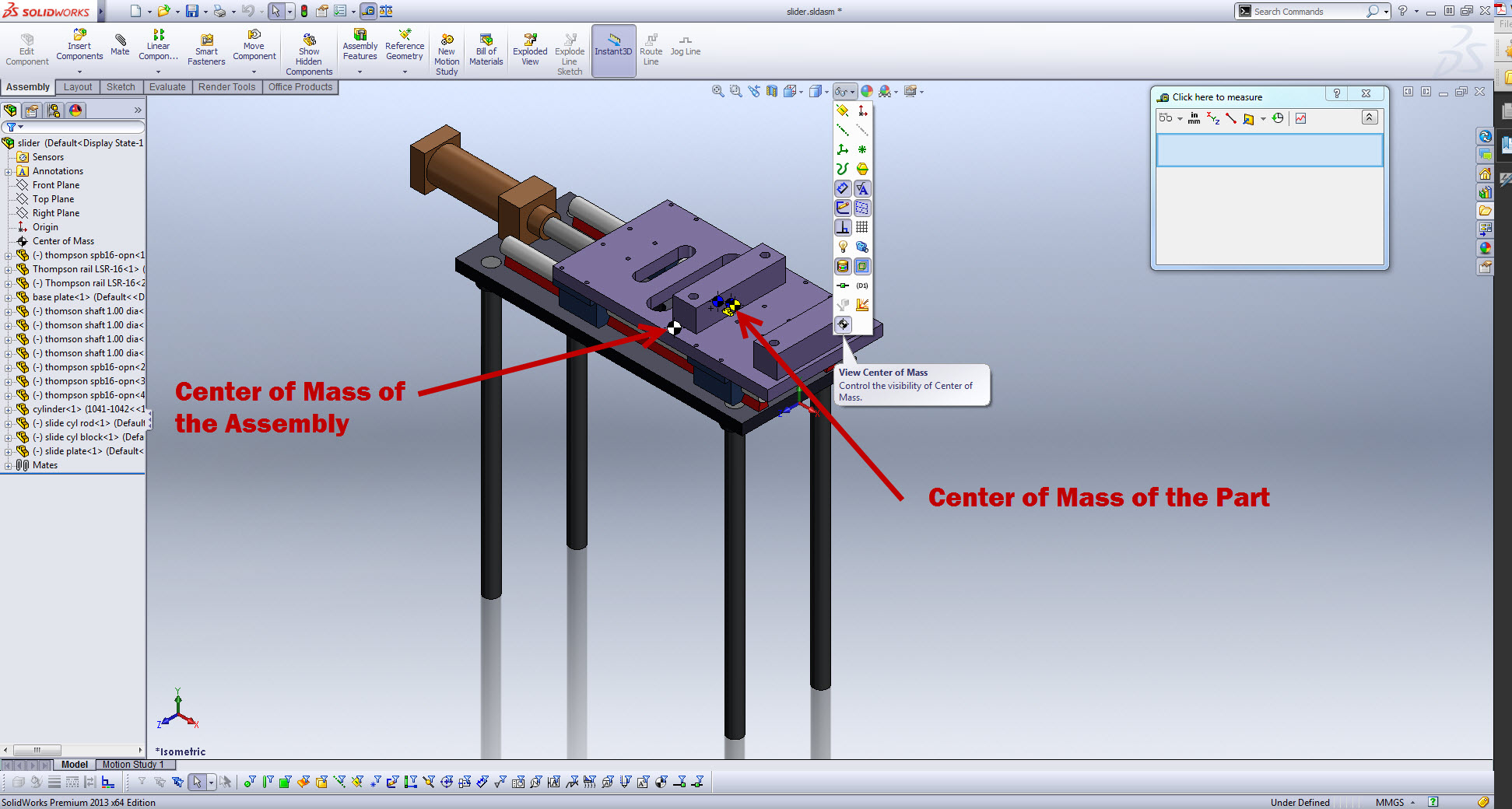 SolidWorks 2013 Mass Properties