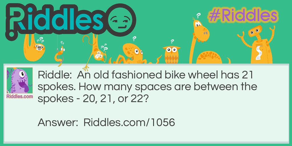 Bike Spokes... Riddle And Answer