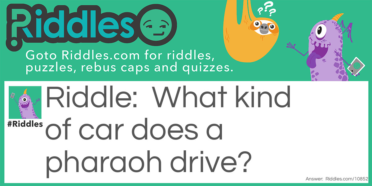 Pharos Car Riddle And Answer
