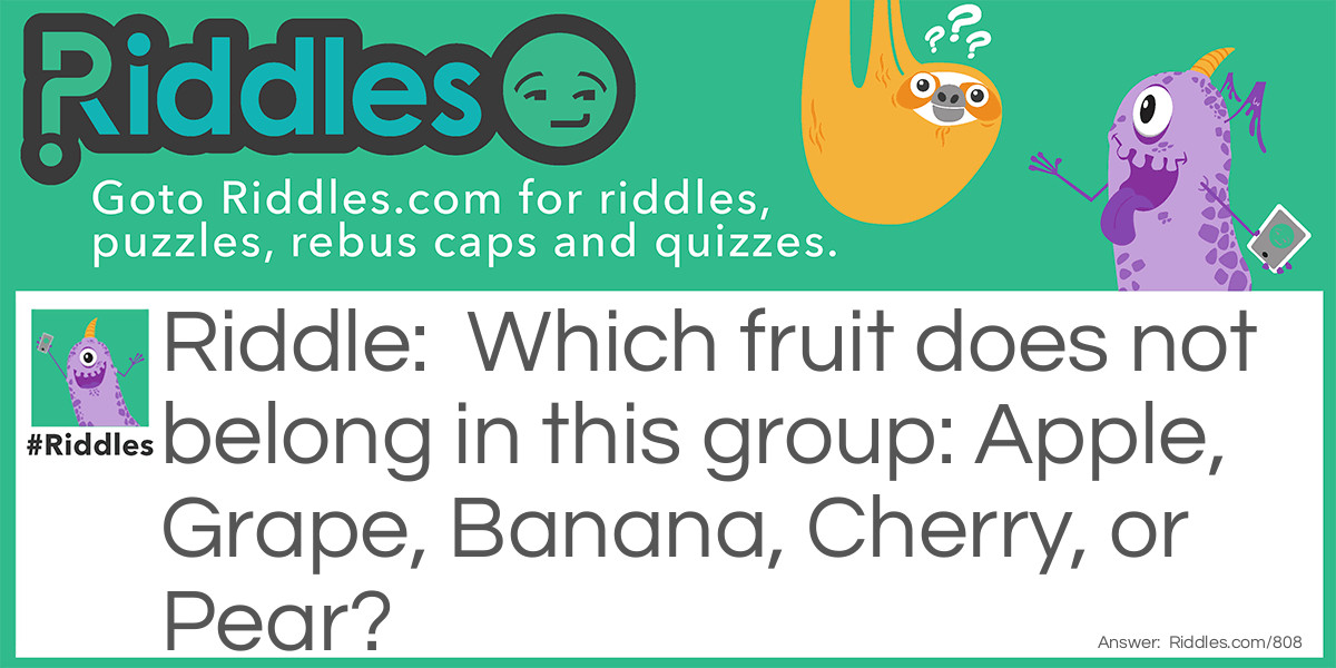 Fruits Galore!... Riddle And Answer